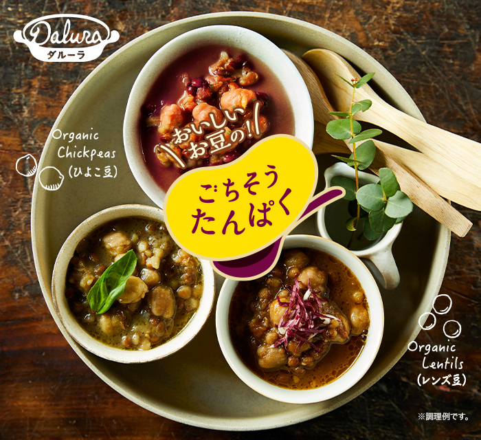 おいしいお豆の!ごちそうたんぱく ダルーラ