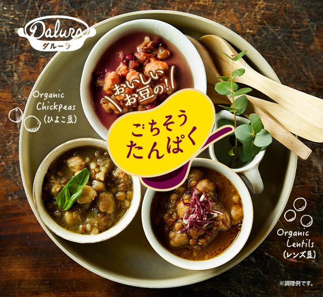 おいしいお豆の!ごちそうたんぱく ダルーラ