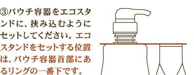 エコスタンドの使い方2