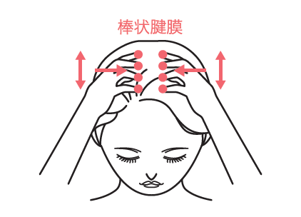 Step1 頭頂部のマッサージ