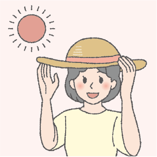 日やけのイメージ