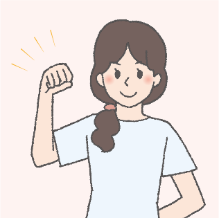 元気な女性のイメージ