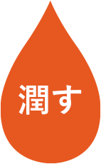 潤す