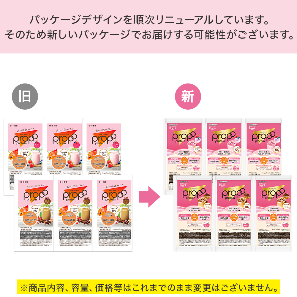 プロポ プロテイン お試し6回分セット(ミックスベリー味&times;3+カフェオレ味&times;3)