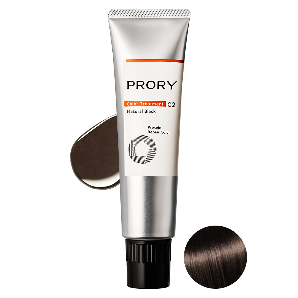 プロリー リペアカラー トリートメント ナチュラルブラック