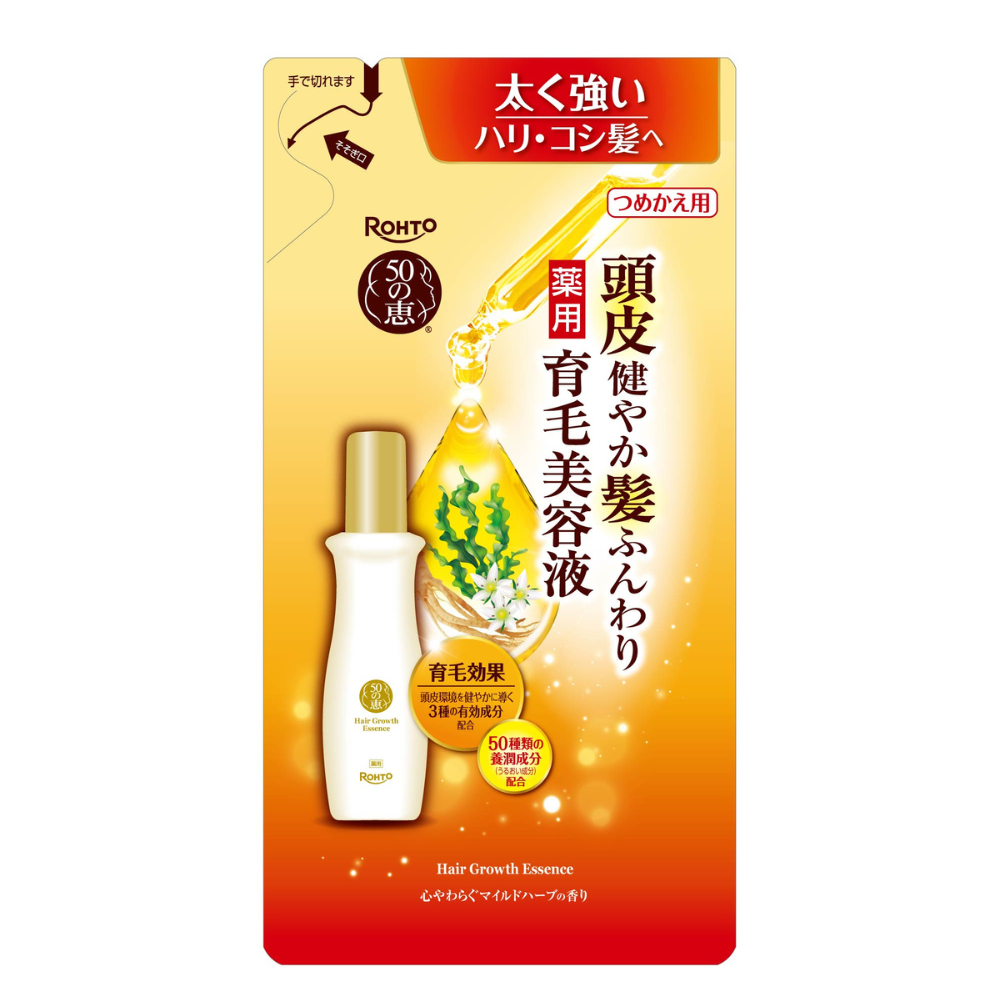 【医薬部外品】50の恵頭皮健やか髪ふんわり薬用育毛美容液 つめかえ