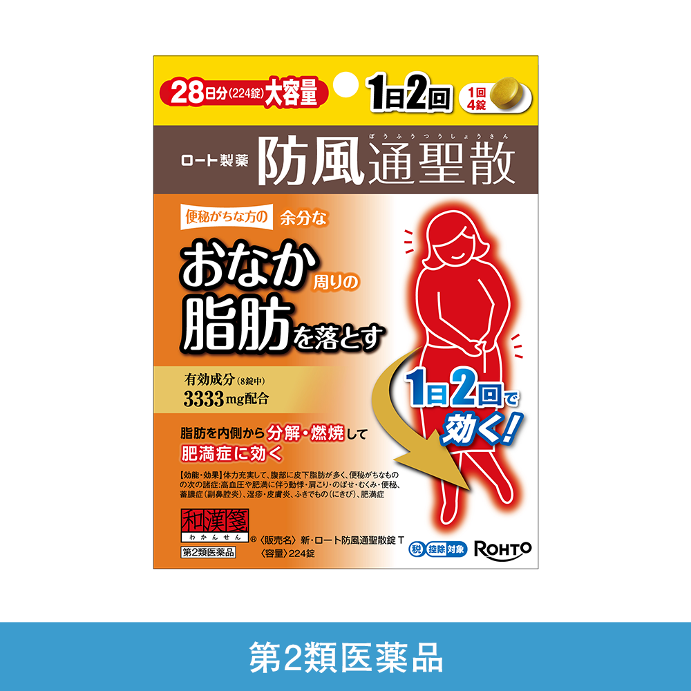【第2類医薬品】新・ロート防風通聖散錠T 224錠