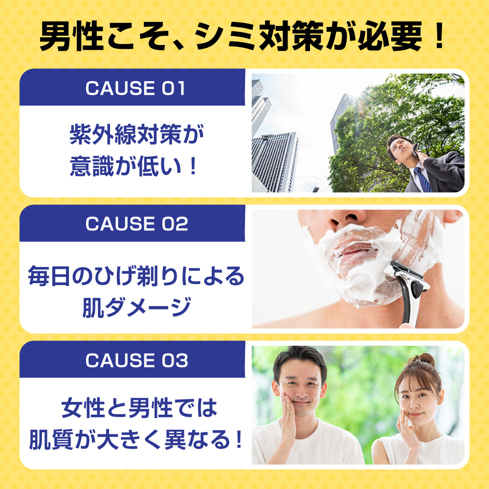 【医薬部外品】メラノCC Men 薬用しみ対策美白ジェル