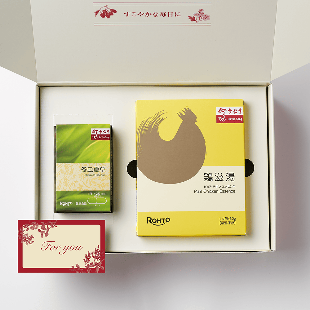 【予約販売】【ギフトセット】余仁生　冬虫夏草＆鶏滋湯
