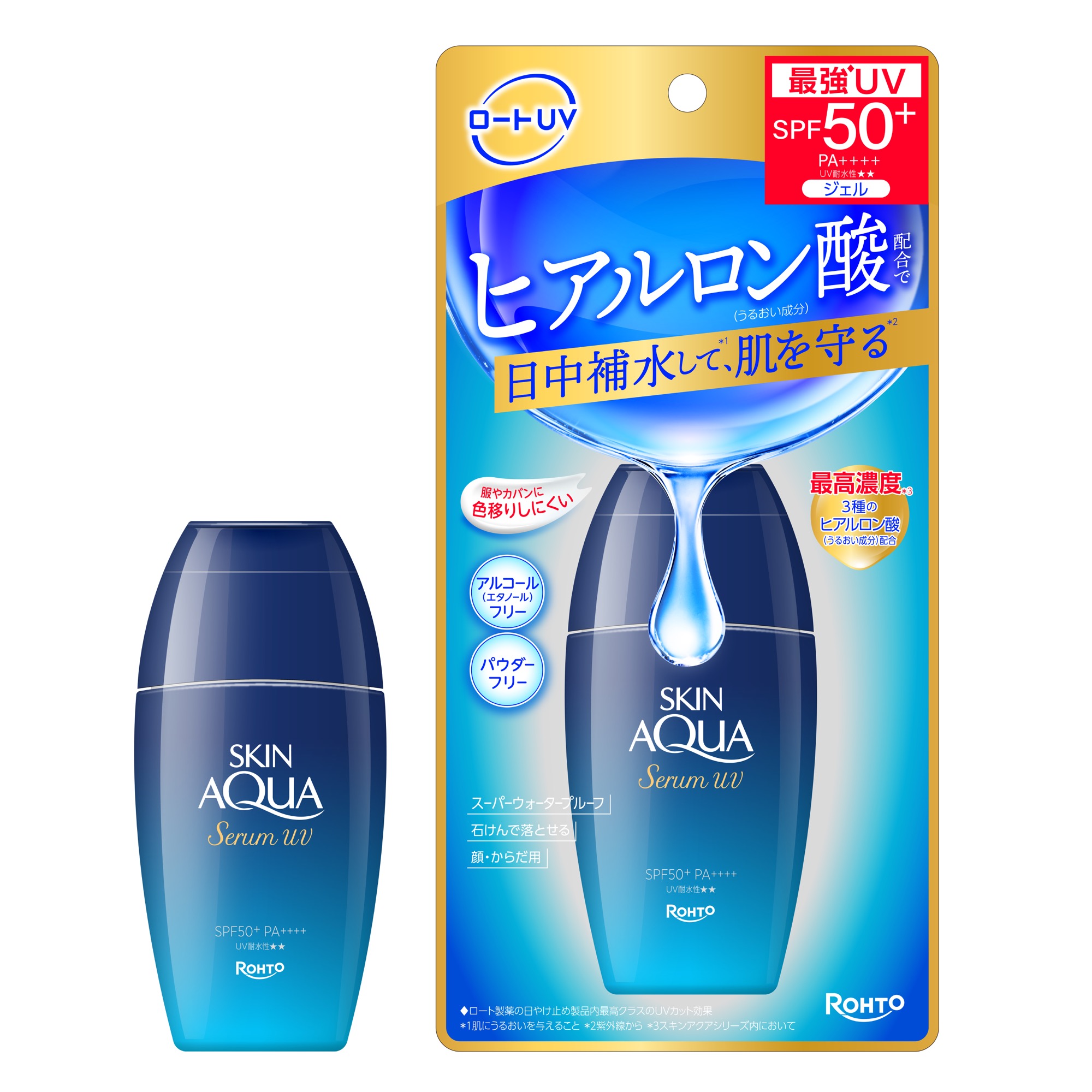 スキンアクア ヒアルロンセラムUV