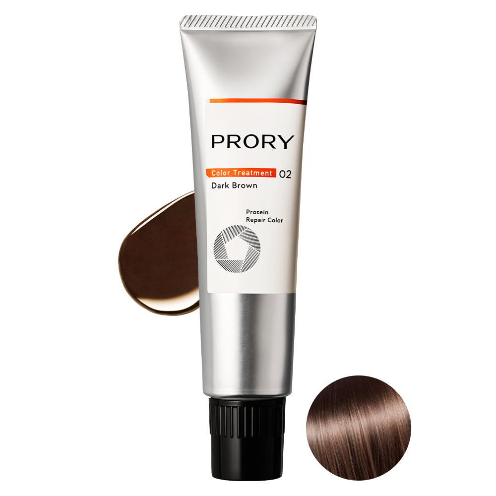 プロリー リペアカラー トリートメント ダークブラウン