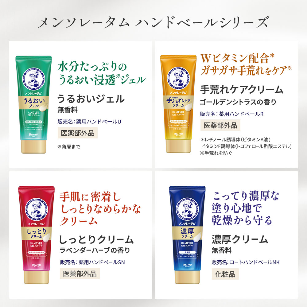 【医薬部外品】メンソレータム ハンドベール うるおいジェル
