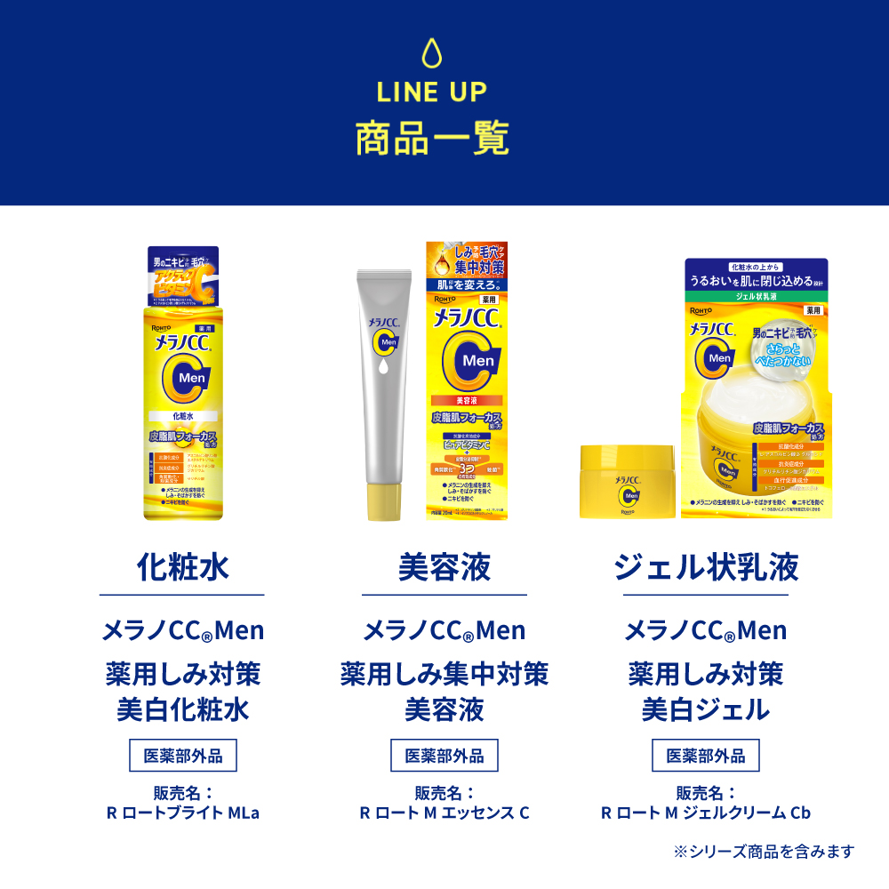 【医薬部外品】メラノCC Men 薬用しみ対策美白ジェル