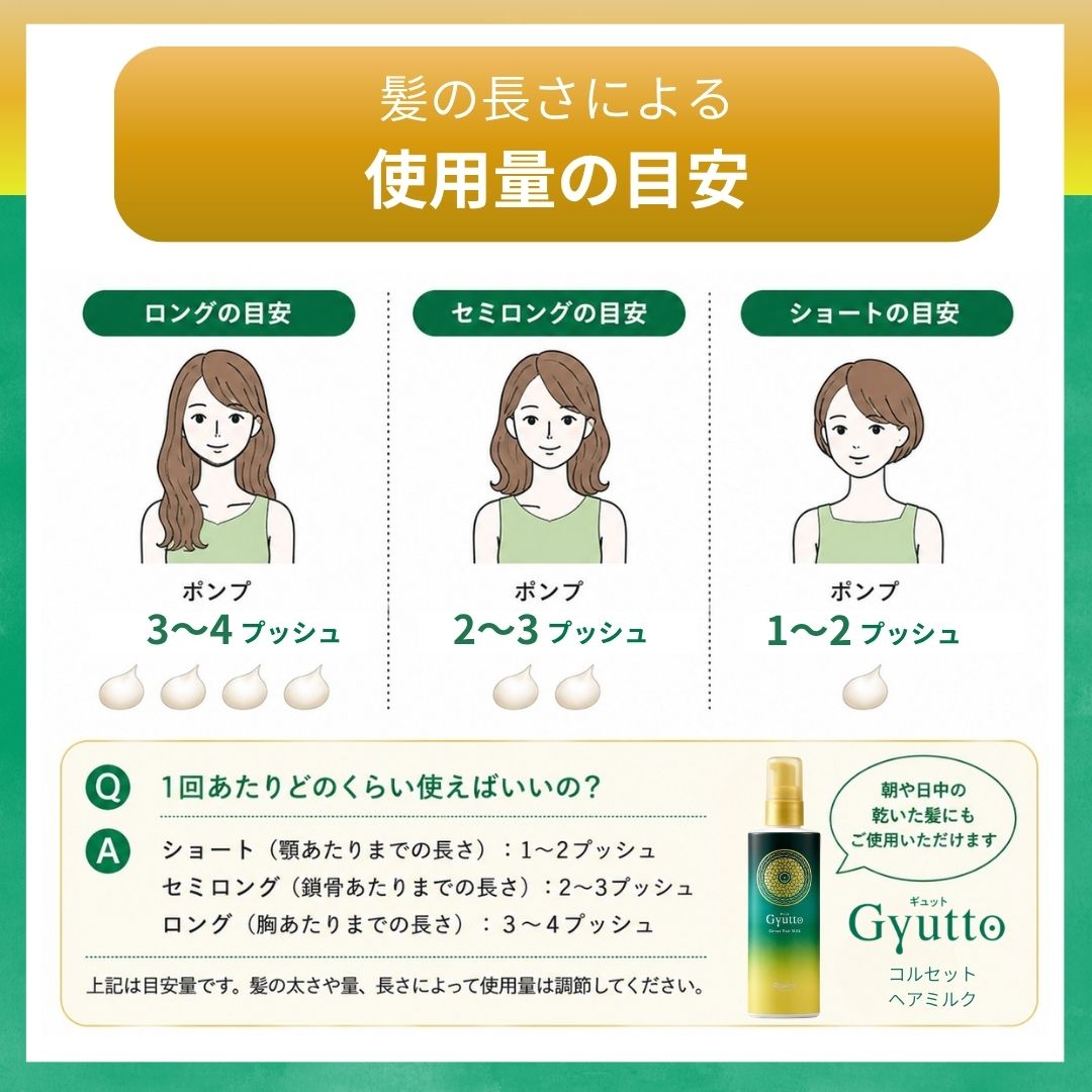 ギュットコルセットヘアミルク