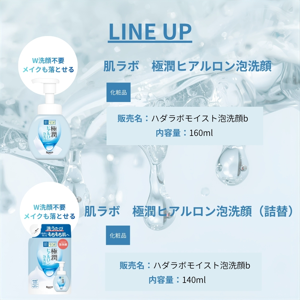 肌ラボ　極潤ヒアルロン泡洗顔