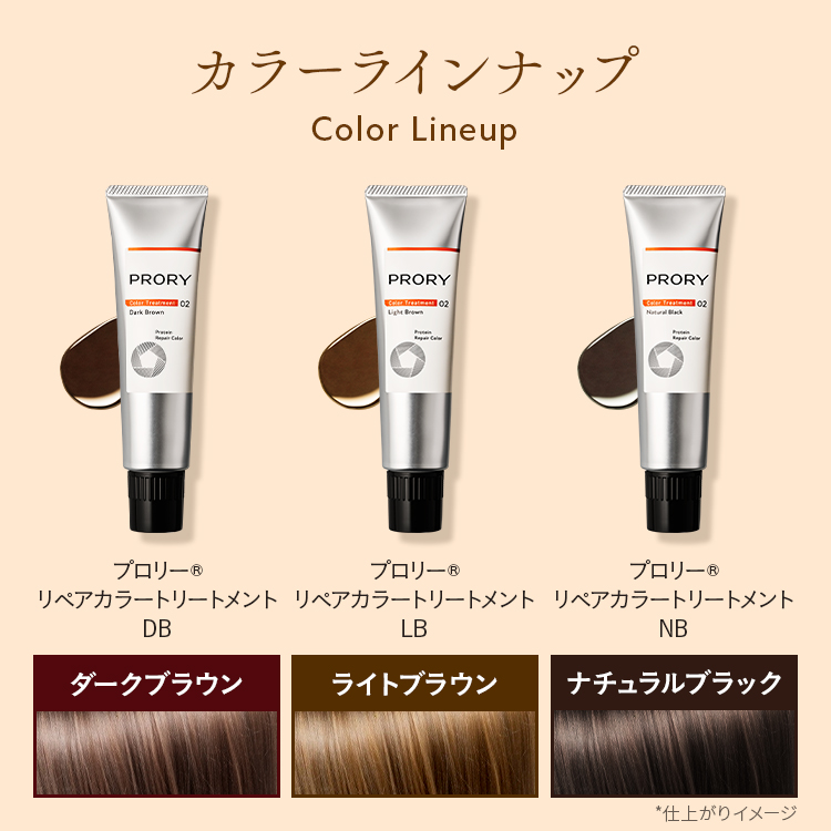 プロリー リペアカラー トリートメント ダークブラウン