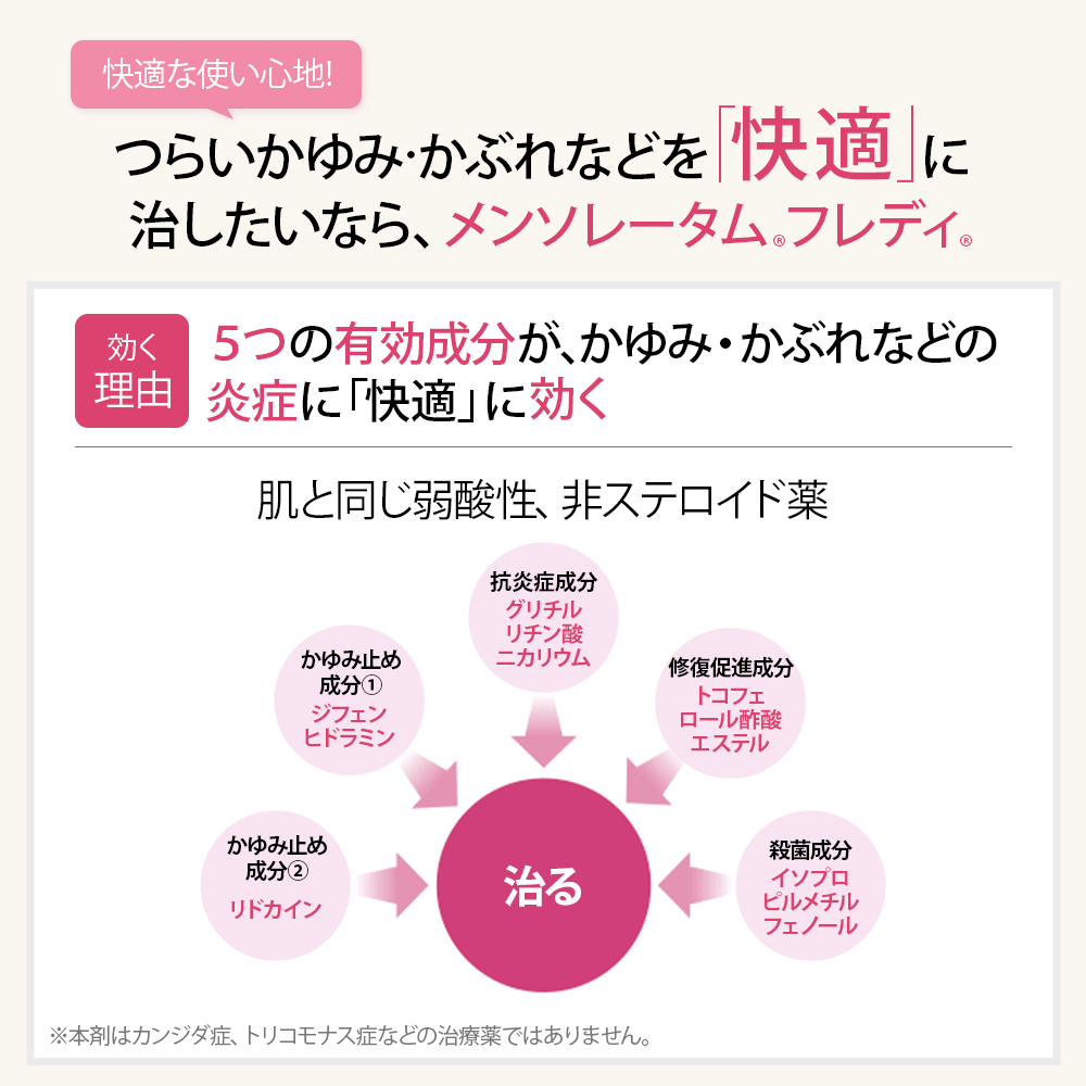 【第2類医薬品】メンソレータム フレディメディカルクリームn