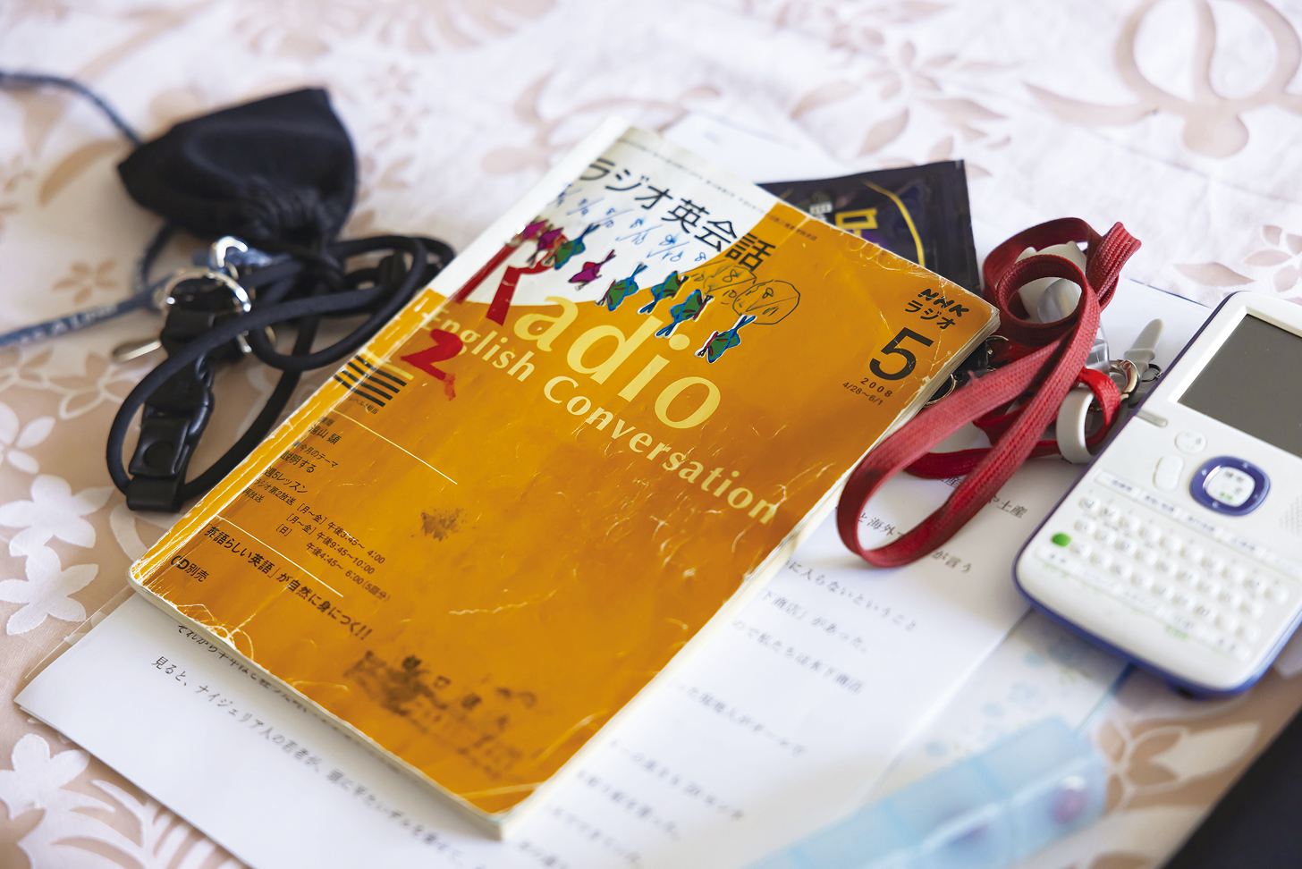 英語教材は全ページを丸暗記。120冊を覚えたそうです。