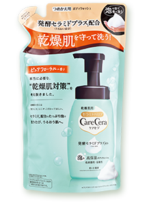 ケアセラ 泡の高保湿 ボディウォッシュ つめかえ ～ピュアフローラルの香り～
