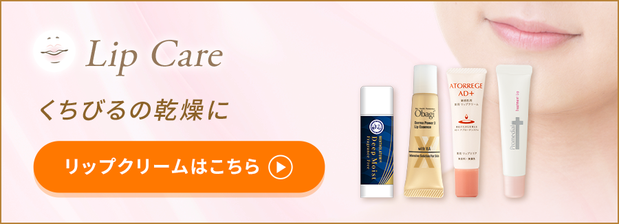 Lip Care くちびるの乾燥に リップクリームはこちら