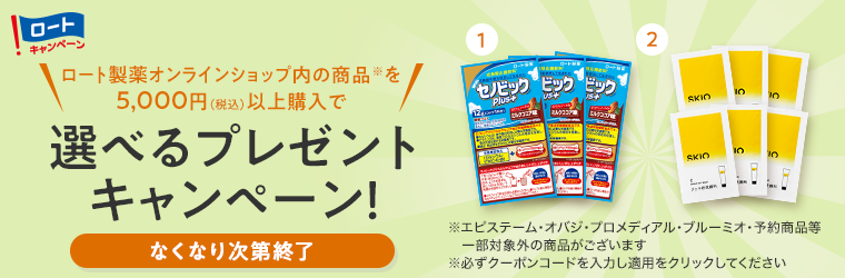 5000円（税込）以上購入でプレゼントがもらえます！