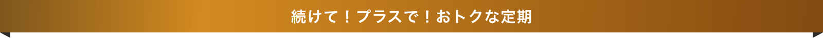 続けて!プラスで!おトクな定期