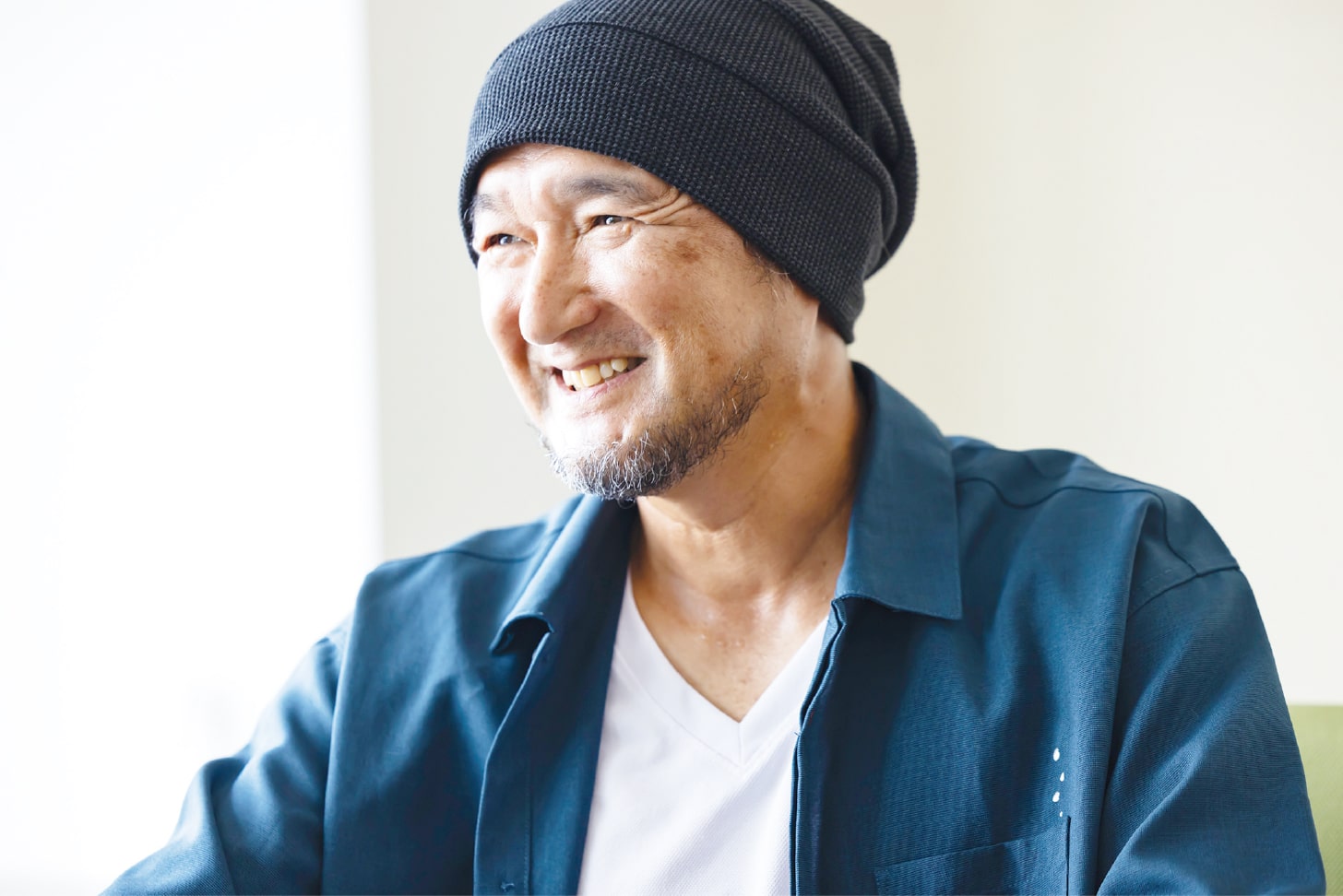 取材中も「いろんなものが目に映るって良いですね」と笑顔に。